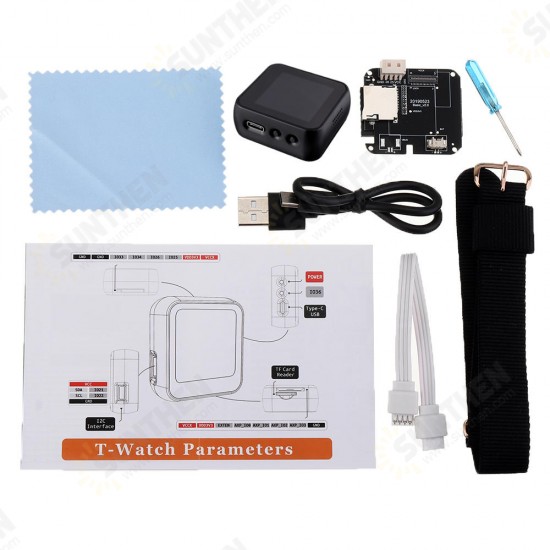 T-Watch Upgraded Version SIM800L GPS LORA Programmable And Networked Open Source Smart Box Wearable Device Watch T-Watch Upgraded Version SIM800L GPS LORA Programmable And Networked Open Source Smart Box Wearable Device Watch