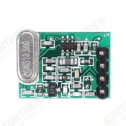 Low Voltage High Performance Transmitting Module 315MHz/433MHz TX8 DC1.8V-3.6V ASK TTL Super Heterodyne Wireless Module Low Voltage High Performance Transmitting Module 315MHz/433MHz TX8 DC1.8V-3.6V ASK TTL Super Heterodyne Wireless Module