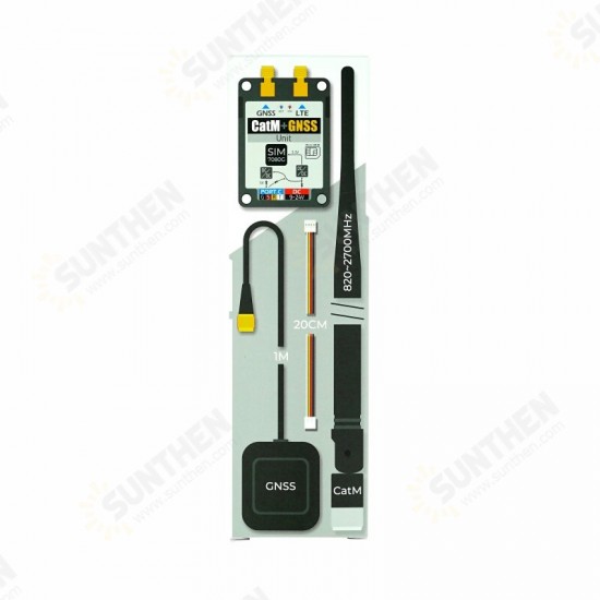 SIM7080G CAT-M/NB-IoT+GNSS Unit with Telec Antenna Kit SIM7080G CAT-M/NB-IoT+GNSS Unit with Telec Antenna Kit