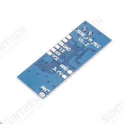 Mini FM Transmitter Module Wireless Microphone Single Channel Board 3-5V 100mW Adjustable Sensitivity PLL 76.0MHz-108.0MHz Mini FM Transmitter Module Wireless Microphone Single Channel Board 3-5V 100mW Adjustable Sensitivity PLL 76.0MHz-108.0MHz
