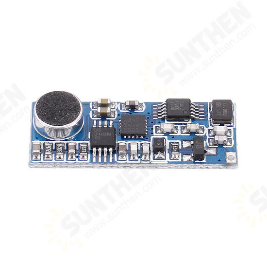 Mini FM Transmitter Module Wireless Microphone Single Channel Board 3-5V 100mW Adjustable Sensitivity PLL 76.0MHz-108.0MHz