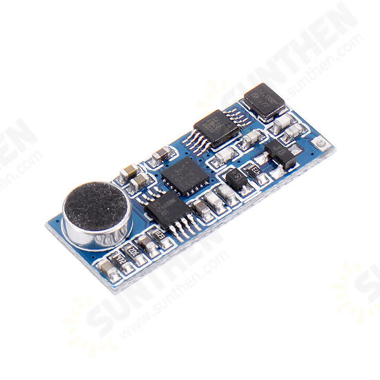 Mini FM Transmitter Module Wireless Microphone Single Channel Board 3-5V 100mW Adjustable Sensitivity PLL 76.0MHz-108.0MHz