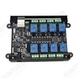 NC-1000 Ethernet RJ45 TCP/IP Network Remote Control Board with 8 Channel Relays Integrated 250V AC 485 Network Controller NC-1000 Ethernet RJ45 TCP/IP Network Remote Control Board with 8 Channel Relays Integrated 250V AC 485 Network Controller