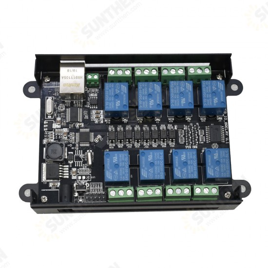 NC-1000 Ethernet RJ45 TCP/IP Network Remote Control Board with 8 Channel Relays Integrated 250V AC 485 Network Controller