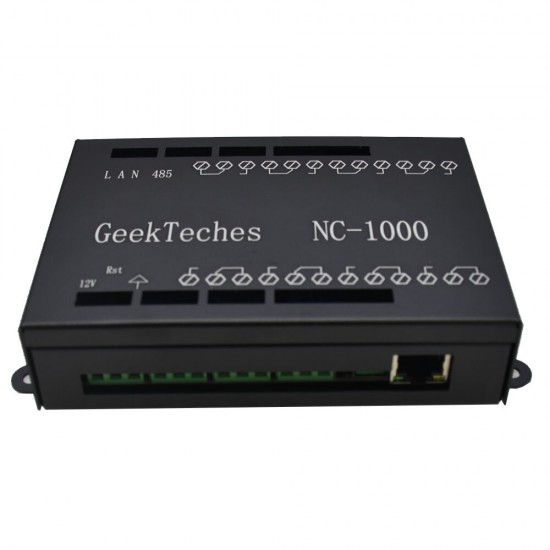 NC-1000 Ethernet RJ45 TCP/IP Network Remote Control Board with 8 Channel Relays Integrated 250V AC 485 Network Controller
