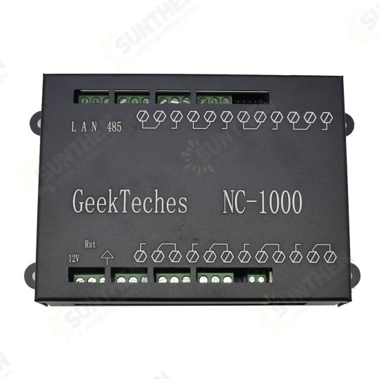 NC-1000 Ethernet RJ45 TCP/IP Network Remote Control Board with 8 Channel Relays Integrated 250V AC 485 Network Controller