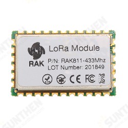 RAK811 LoRa Module 433MHz SX1276 Wireless Communication Spread Spectrum WiFi 3000 Meters Support LoRaWAN Protocol RAK811 LoRa Module 433MHz SX1276 Wireless Communication Spread Spectrum WiFi 3000 Meters Support LoRaWAN Protocol