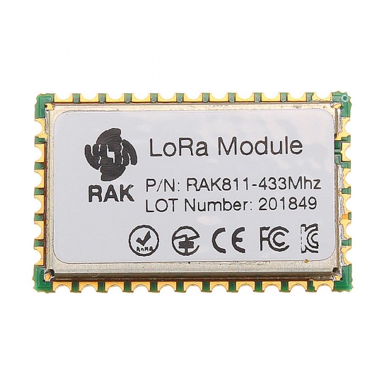 RAK811 LoRa Module 433MHz SX1276 Wireless Communication Spread Spectrum WiFi 3000 Meters Support LoRaWAN Protocol