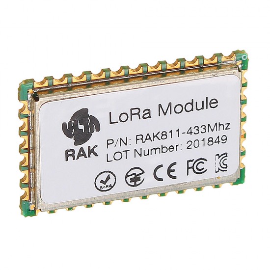 RAK811 LoRa Module 433MHz SX1276 Wireless Communication Spread Spectrum WiFi 3000 Meters Support LoRaWAN Protocol