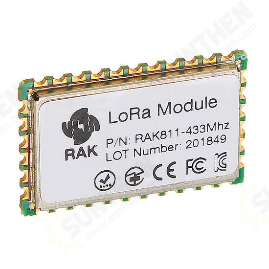 RAK811 LoRa Module 433MHz SX1276 Wireless Communication Spread Spectrum WiFi 3000 Meters Support LoRaWAN Protocol