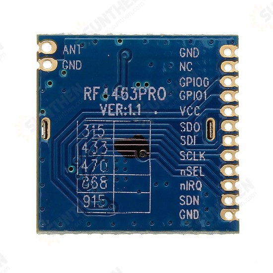 RF4463PRO SI4463 433MHz Long-distance Wireless Transmitting And Receiving Module High Sensitivity