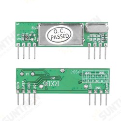 RXB6 Wireless Radio Frequency Superheterodyne Receiver Module RXB6 Anti-interference Remote Control Garage Door 315MHz 433MHz RXB6 Wireless Radio Frequency Superheterodyne Receiver Module RXB6 Anti-interference Remote Control Garage Door 315MHz 433MHz