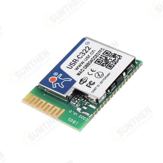 Serial to WiFi Module TICC3200 Wireless Transmission Industrial Grade Low Power Consumption C322