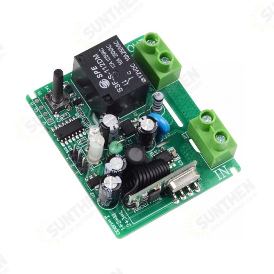 Smart Home AC110V 220V Single1 Channel Remote Controller Receiver Wireless RF Radio Frequency Hall Bedroom Light Switch 433MHz