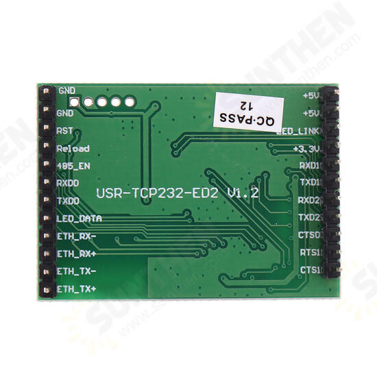 Three 3 Channel Serial Port to Ethernet Module TTL Level Support DHCP WEB Configuration USR-TCP232-ED2