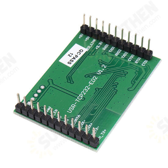 Three 3 Channel Serial Port to Ethernet Module TTL Level Support DHCP WEB Configuration USR-TCP232-ED2