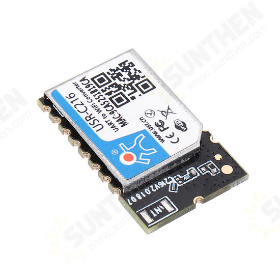 WIFI to Serial Port Module External Antenna USR-C216 Low Power Patch Type