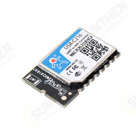 WIFI to Serial Port Module External Antenna USR-C216 Low Power Patch Type