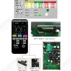 WiFi Communication Module USB to TTL Module RS485 to TTL Board For WZ3605 DC Power Buck-boost Charging Module WiFi Communication Module USB to TTL Module RS485 to TTL Board For WZ3605 DC Power Buck-boost Charging Module
