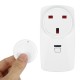 Wireless Remote Control Socket AC220V UK Socket + Remote Control Round SOS Remote Control