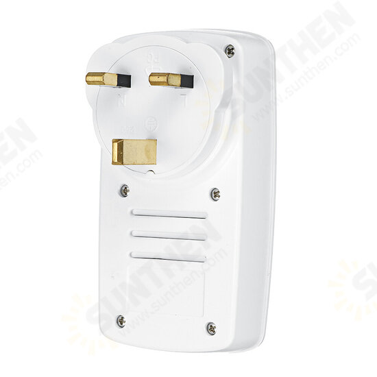 Wireless Remote Control Socket AC220V UK Socket + Remote Control Round SOS Remote Control