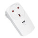 Wireless Remote Control Socket AC220V UK Socket + Remote Control Round SOS Remote Control