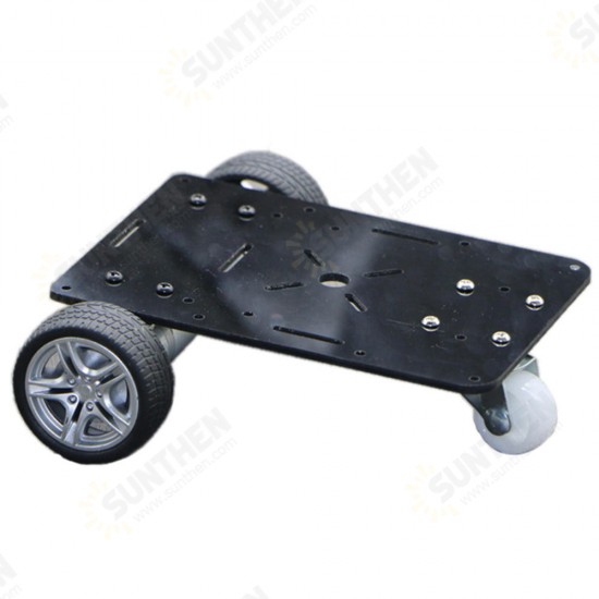 4WD Tricycle DIY Metal Smart RC Robot Car Chassis Base