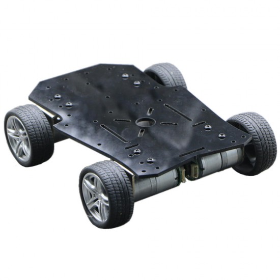 4WD Tricycle DIY Metal Smart RC Robot Car Chassis Base