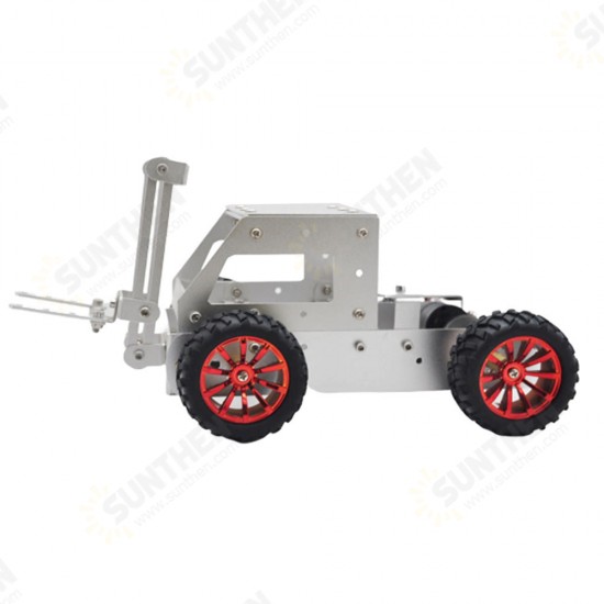 C-5 DIY Forklift Truck Car Aluminous Smart RC Robot Car Chassis Base Kit