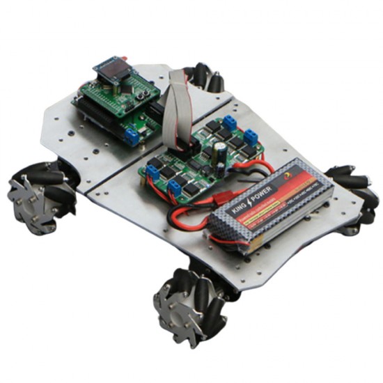 DIY 4WD ROS Smart RC Robot Car Programmable bluetooth APP Control 60mm Mecanum Wheel With Suspension System