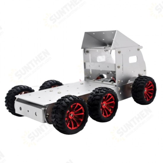 DIY Aluminous Smart RC Robot Car Truck Chassis Base With Motor