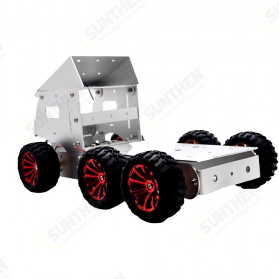 DIY Aluminous Smart RC Robot Car Truck Chassis Base With Motor