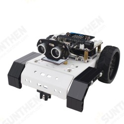 Micro:bit GoGobit Smart Programmable Tracking Voice PC APP Control RC Robot Car Micro:bit GoGobit Smart Programmable Tracking Voice PC APP Control RC Robot Car
