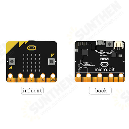 Micro:bit DIY Program APP Control Color Recognition Tracking Smart RC Robot Car