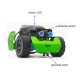 Q-Scout DIY Smart RC Robot Car Programmable Tracking APP Control Robot Car Kit
