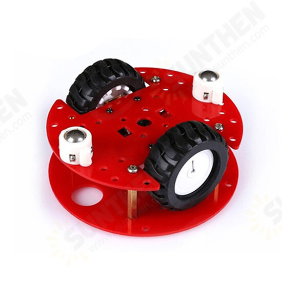 Double-layer Smart Robot Car Chassis Kits with Geared Motor for Arduino DIY Starter Learning