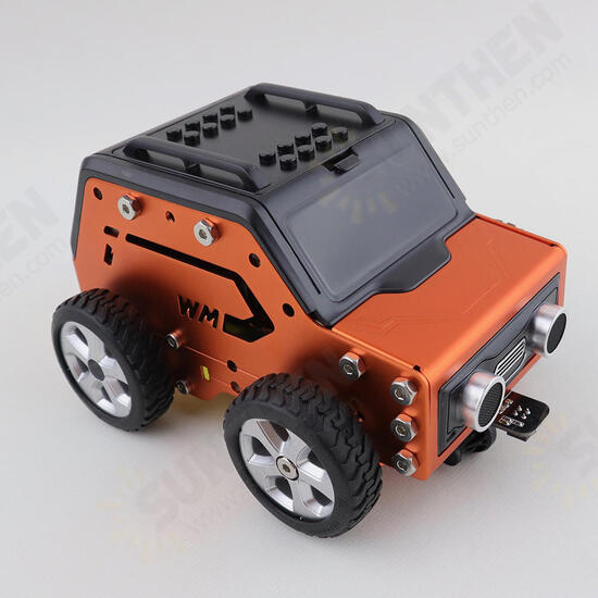 Mini Smart RC Robot Car Infrared APP Control Programmable Obstale Avoidance Robot Car