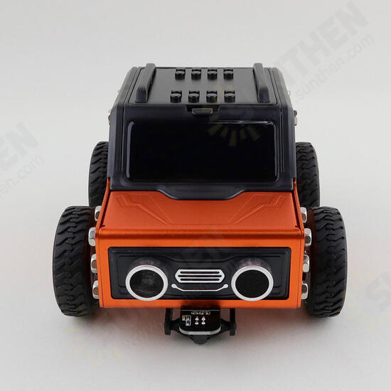 Mini Smart RC Robot Car Infrared APP Control Programmable Obstale Avoidance Robot Car