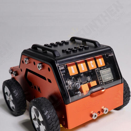 Mini Smart RC Robot Car Infrared APP Control Programmable Obstale Avoidance Robot Car