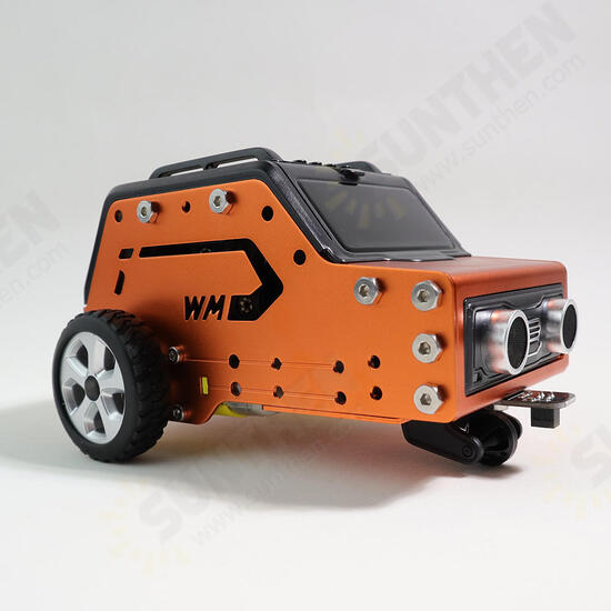 Mini Smart RC Robot Car Infrared APP Control Programmable Obstale Avoidance Robot Car