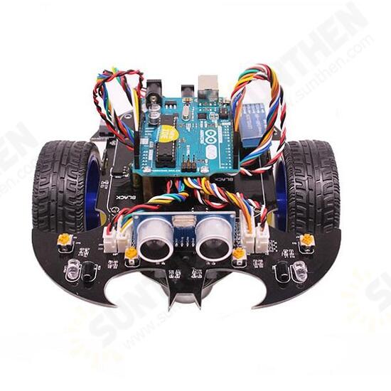 Smart Bat Robot Intelligent Programming bluetooth Controll Car Kit with R3 Board