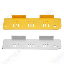 1 Pair of Gold/Silver Aluminum Alloy Both Side Plate forT200/TP200/T600 Tank Chassis Car