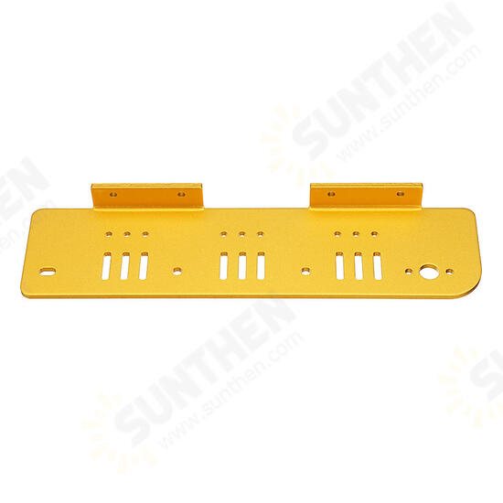 1 Pair of Gold/Silver Aluminum Alloy Both Side Plate forT200/TP200/T600 Tank Chassis Car