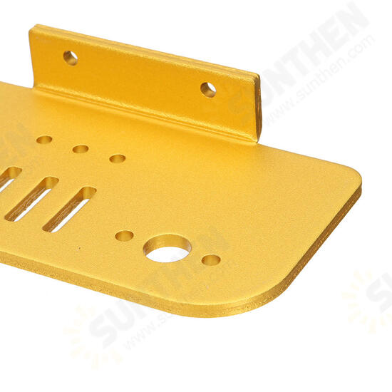 1 Pair of Gold/Silver Aluminum Alloy Both Side Plate forT200/TP200/T600 Tank Chassis Car