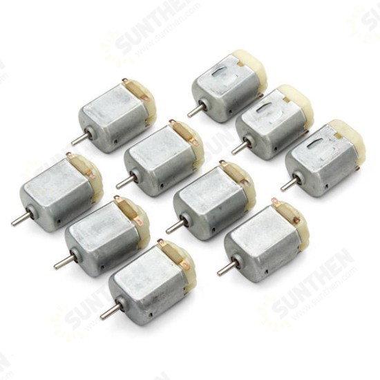 10Pcs 3V-6V 8000RPM Micro DC 130 Motor for Arduino - products that work with official Arduino boards