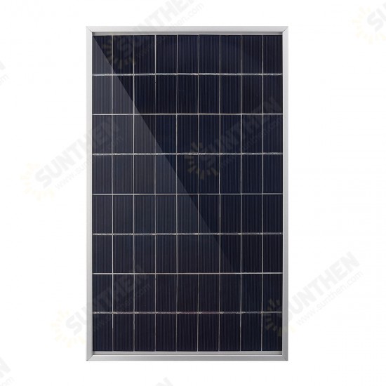 10W 12V Portable Solar Panel WIth Battery Clip + 40A Solar Controller Kit for Camping Traveling