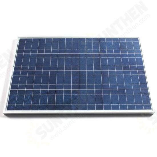 12V 100W 1000 X 670 X 30MM PolyCrystalline Solar Panel With Cable