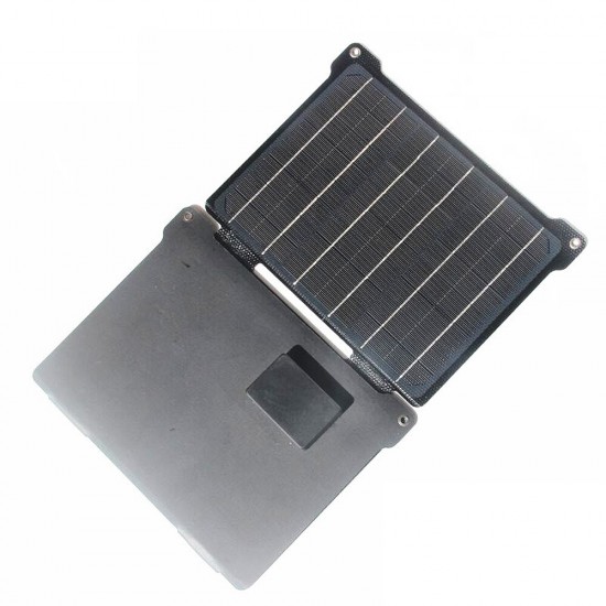 21W Solar Panel Charger 5V/12V Portable Folding Solar Charger with USB DC Ports for Phone Charging Outdoor Camping Hiking Traveling