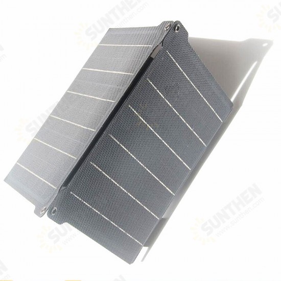 21W Solar Panel Charger 5V/12V Portable Folding Solar Charger with USB DC Ports for Phone Charging Outdoor Camping Hiking Traveling