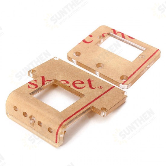 5Pcs Smart Robot Acrylic Mounting Servo Bracket For Ultrasonic Ranging Module Analog Servo